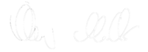 Handschriftliche Unterschrift der Geschaeftsfuehrer Zwei Unterschriften in geschwungener Form